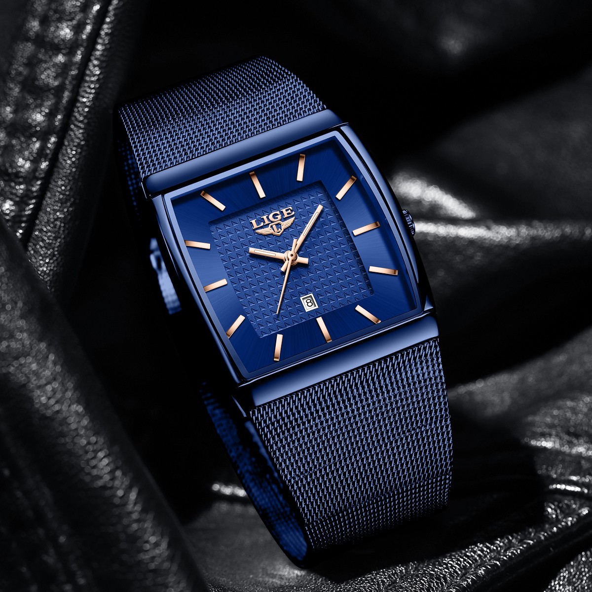 2026 Ultra-thin Men Watch Quartz Date Luminous Waterproof Business Wristwatch