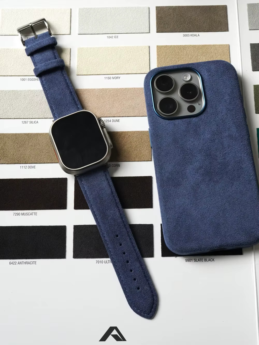 Alcantara Apple Watch Strap Suede Leather for Ultra 2 Band 46mm 45mm 44mm