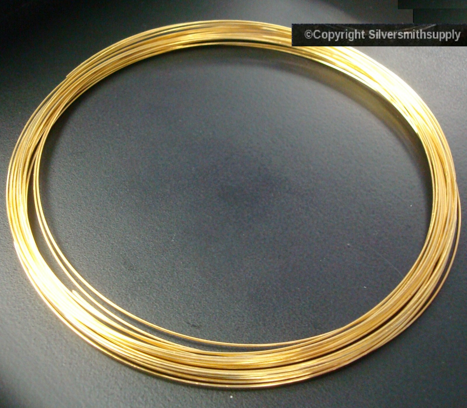 20 Memory wire 4.5 in loops 22ga 115mm gold plated necklace wire loops MW001