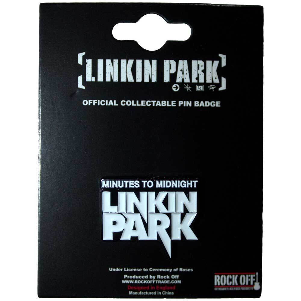 LINKIN PARK – MINUTES TO MIDNIGHT – LAPEL/HAT PIN – BRAND NEW – MUSIC LPPIN01