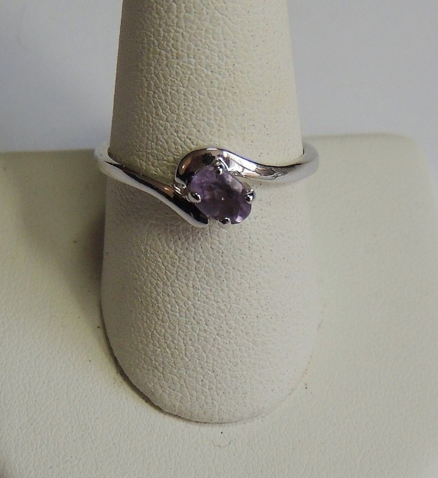 Park Lane SPECIAL HOSTESS RING – Genuine Amethyst + Sterling Silver – SZ 7 Nice