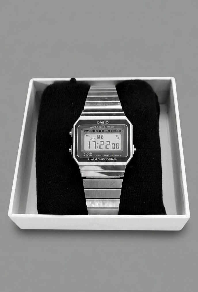 Casio Vintage A700W Module 3472 – Steel – Working Perfectly