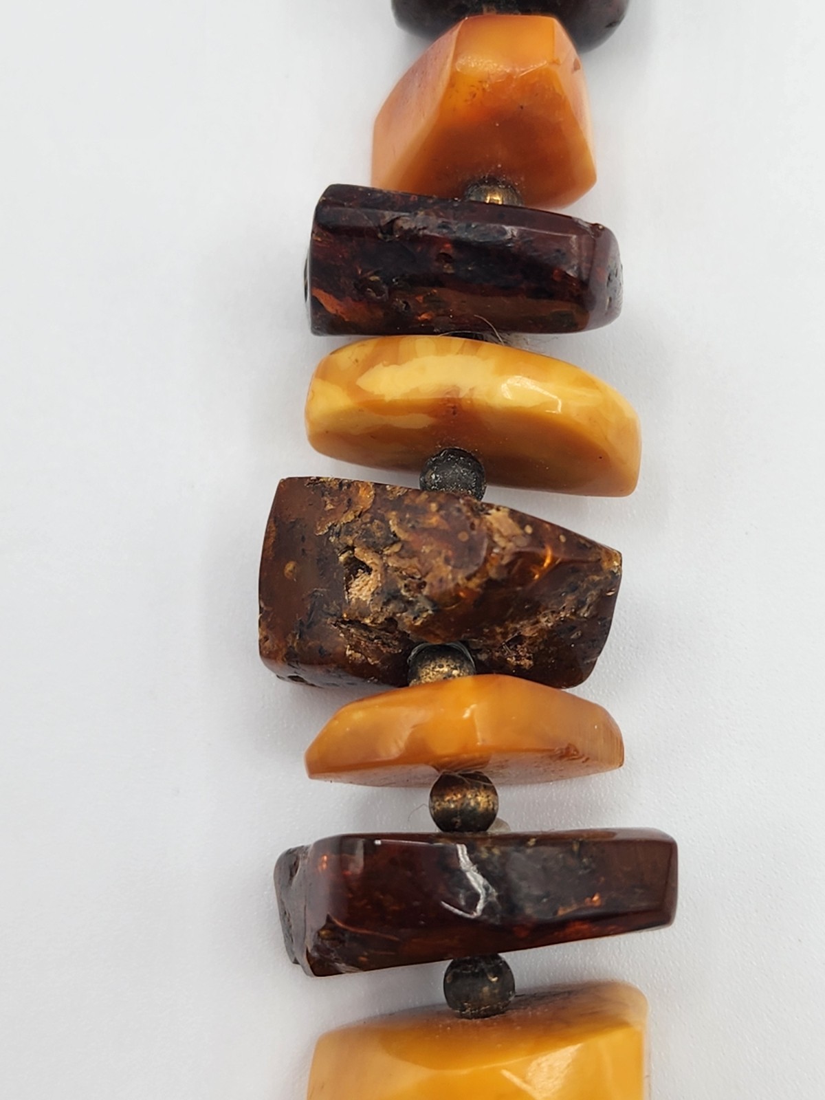 Vintage Graduated Genuine Baltic Amber W/ Butterscotch Multi Variation Necklace