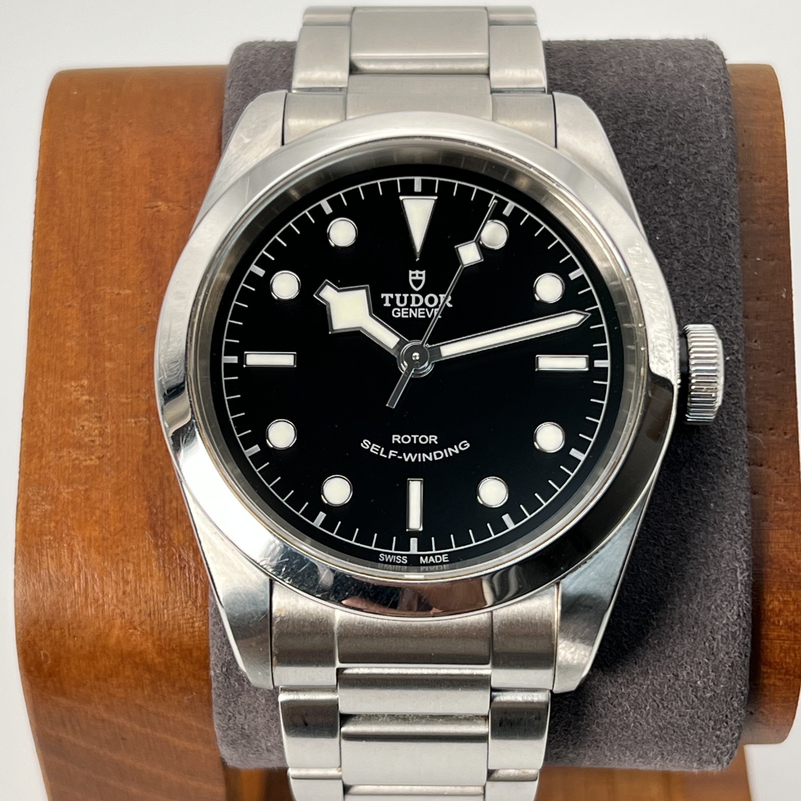 ⭐️4 Tudor Black Bay 41mm 79540 Smiley Dial Bracelet Video Men’s Watch #Y-86