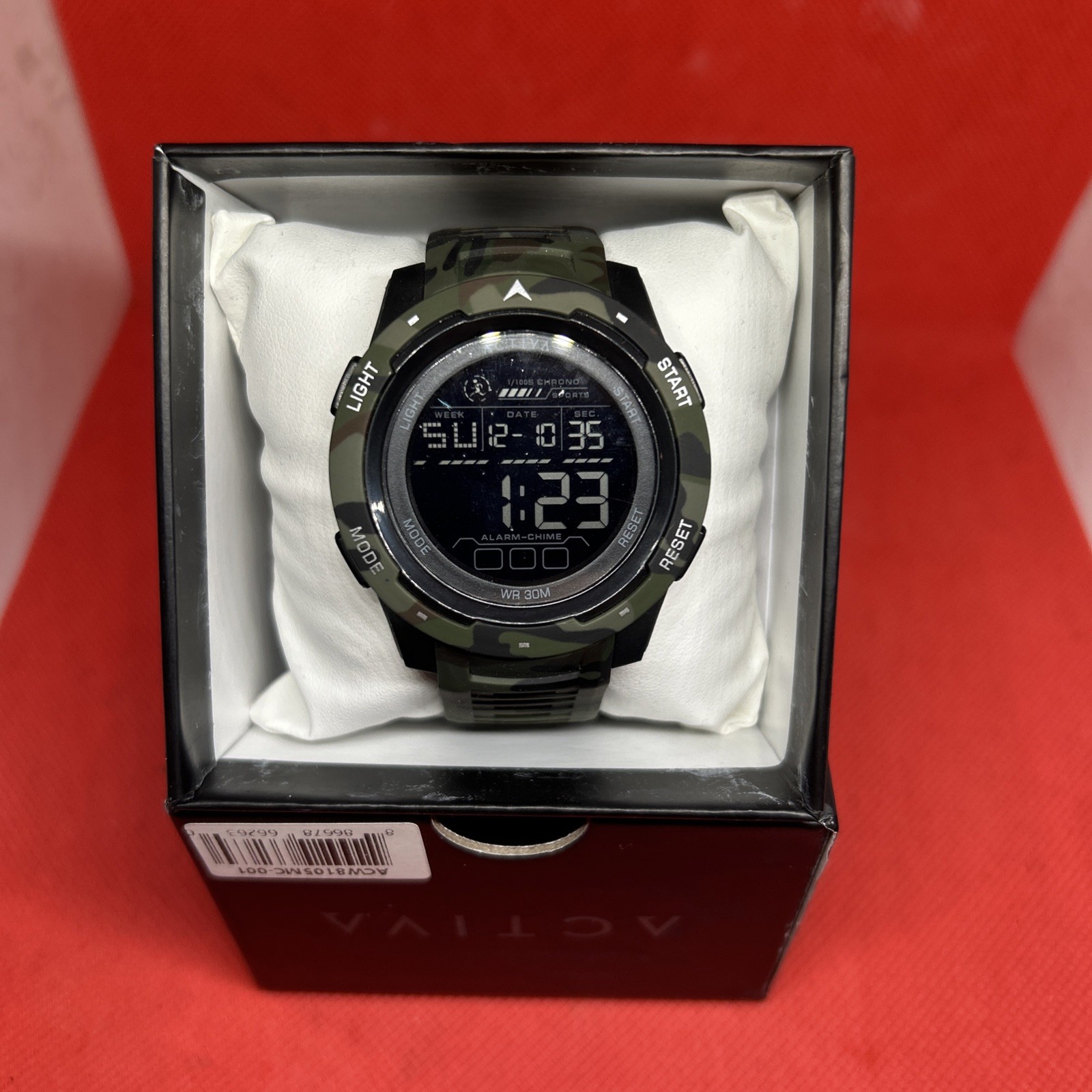Activa X Invicta Men’s 45mm Camouflage Digital Watch (ACW8105MC-001 NEW Real