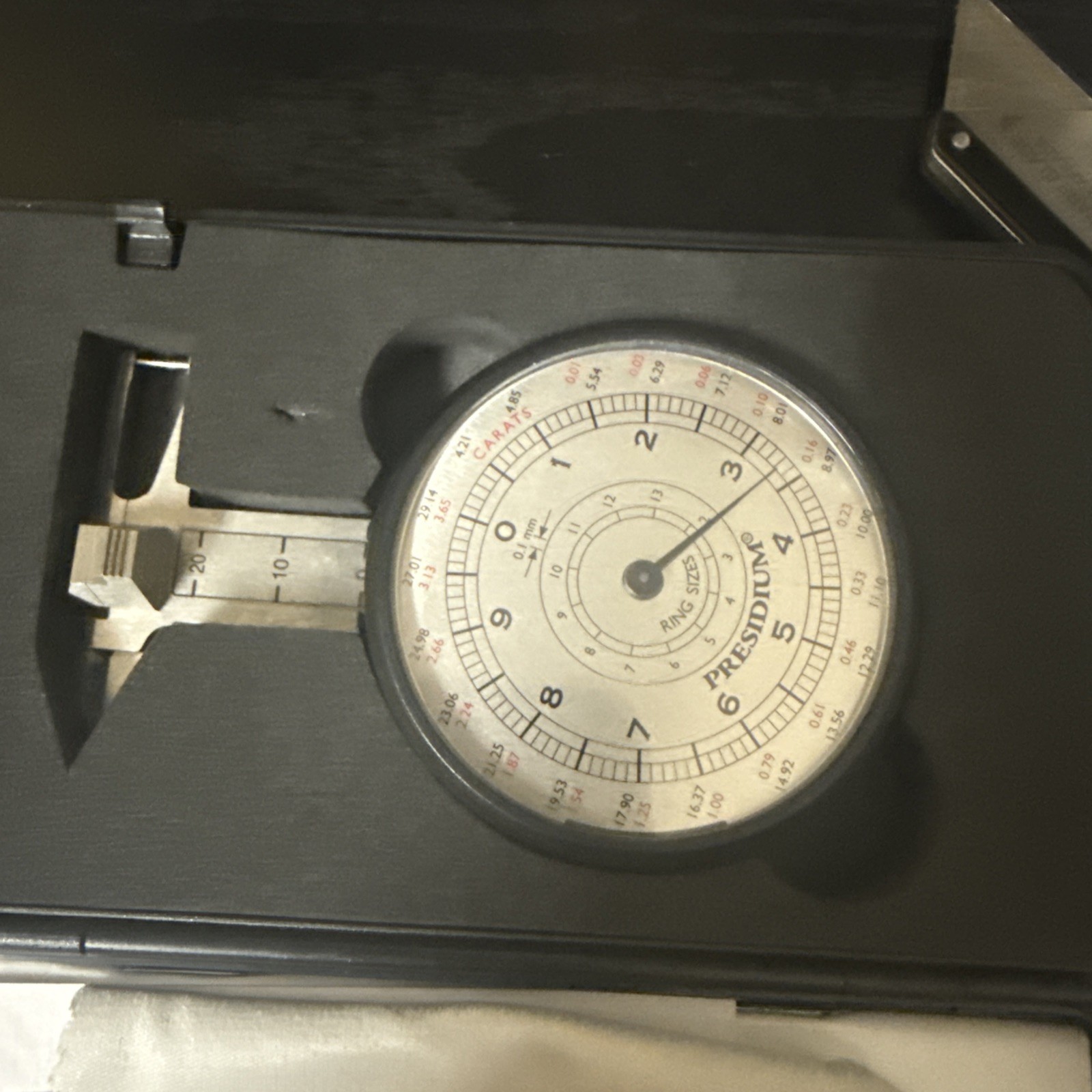 Presidium Dial Gauge PDG Diamond and Gemstone Measurement Weight Estimator