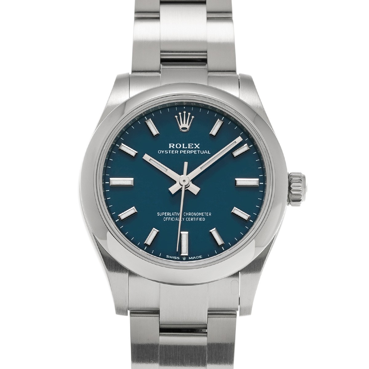 ROLEX Oyster Perpetual 31 277200 Bright blue WATCH 739738