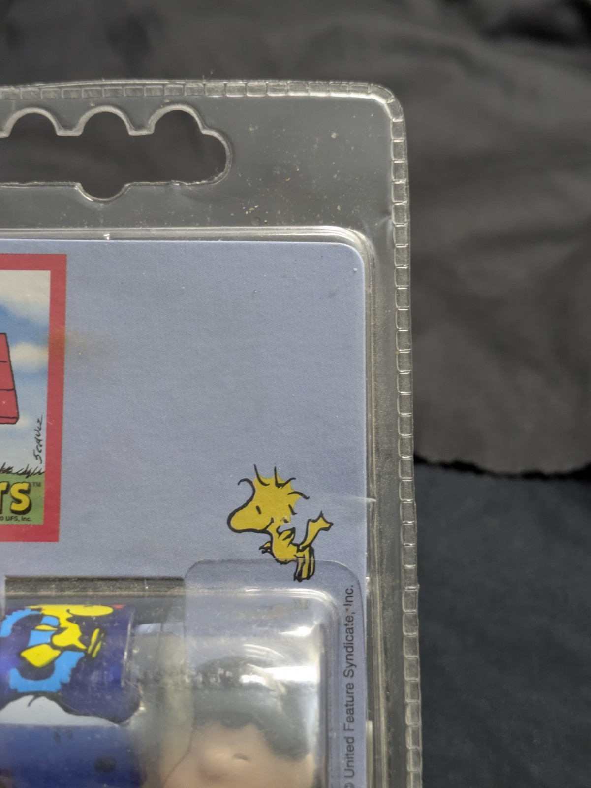 Vintage Peanuts Snoopy Digital Watch with Interchangeable Faces Blue EGC New