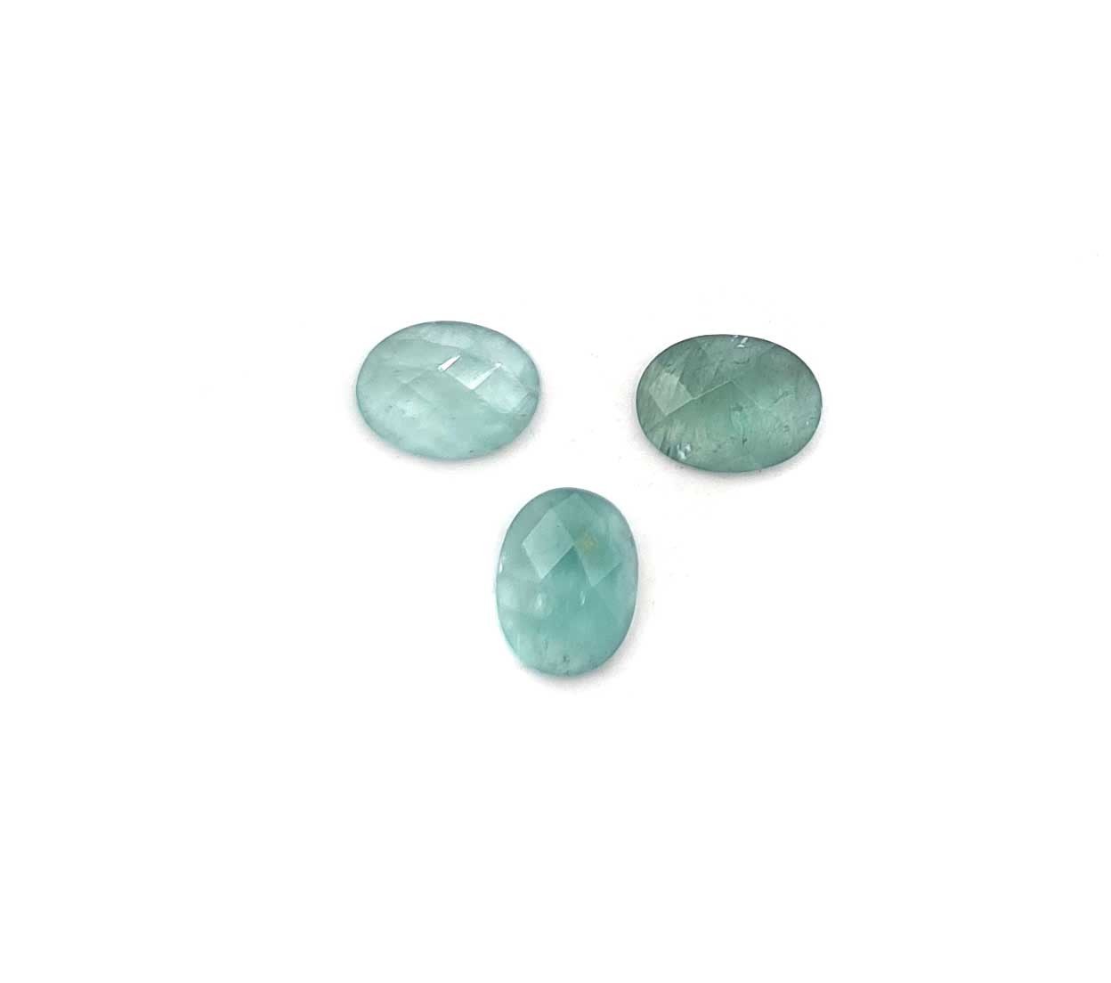 Natural Grandidierite Oval Cut Loose Gemstone Lot 3 Pcs 6*8 MM 2.50 CT