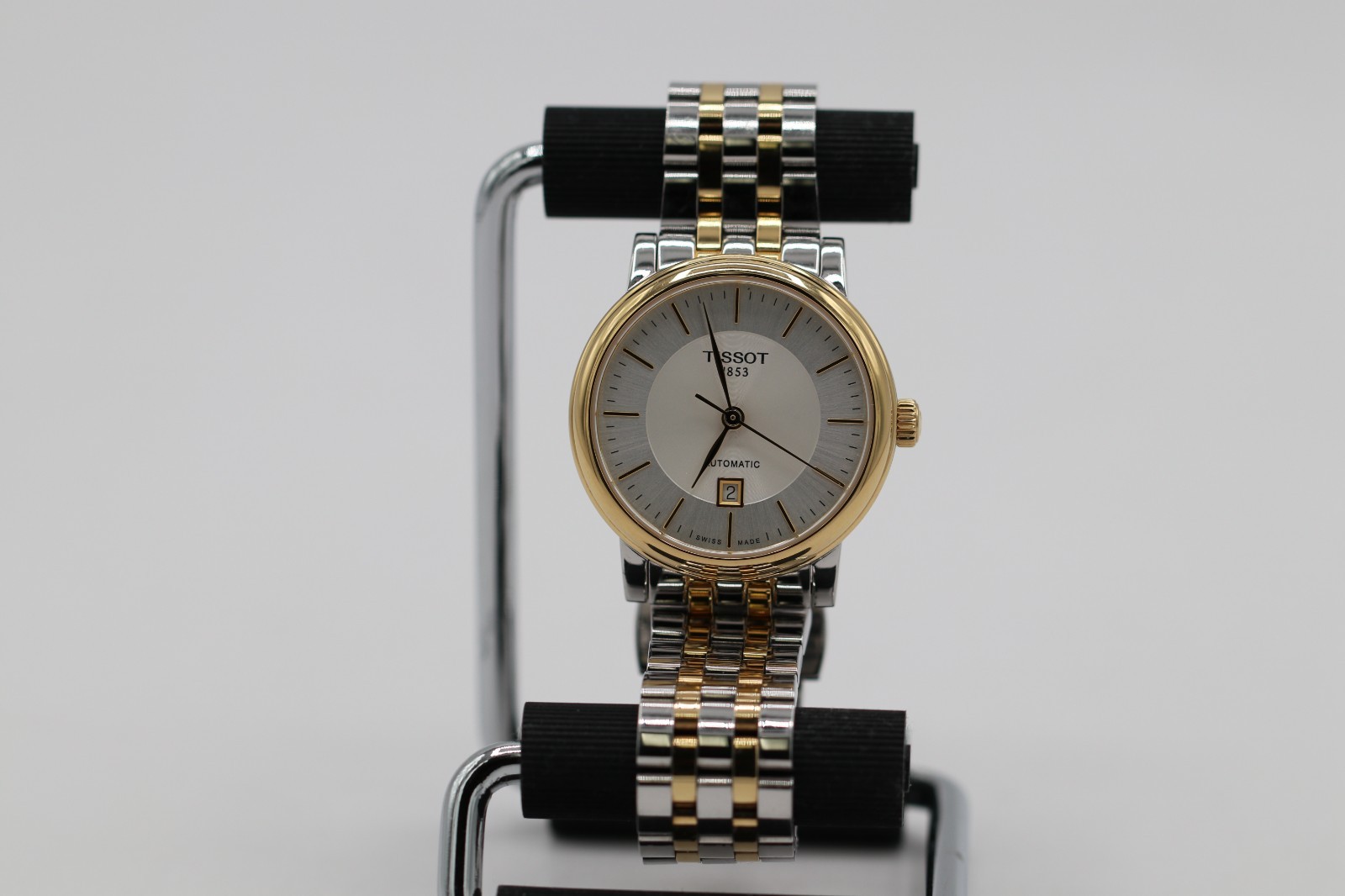 Tissot Carson Automatic Silver Dial Ladies Watch T122.207.22.031.00