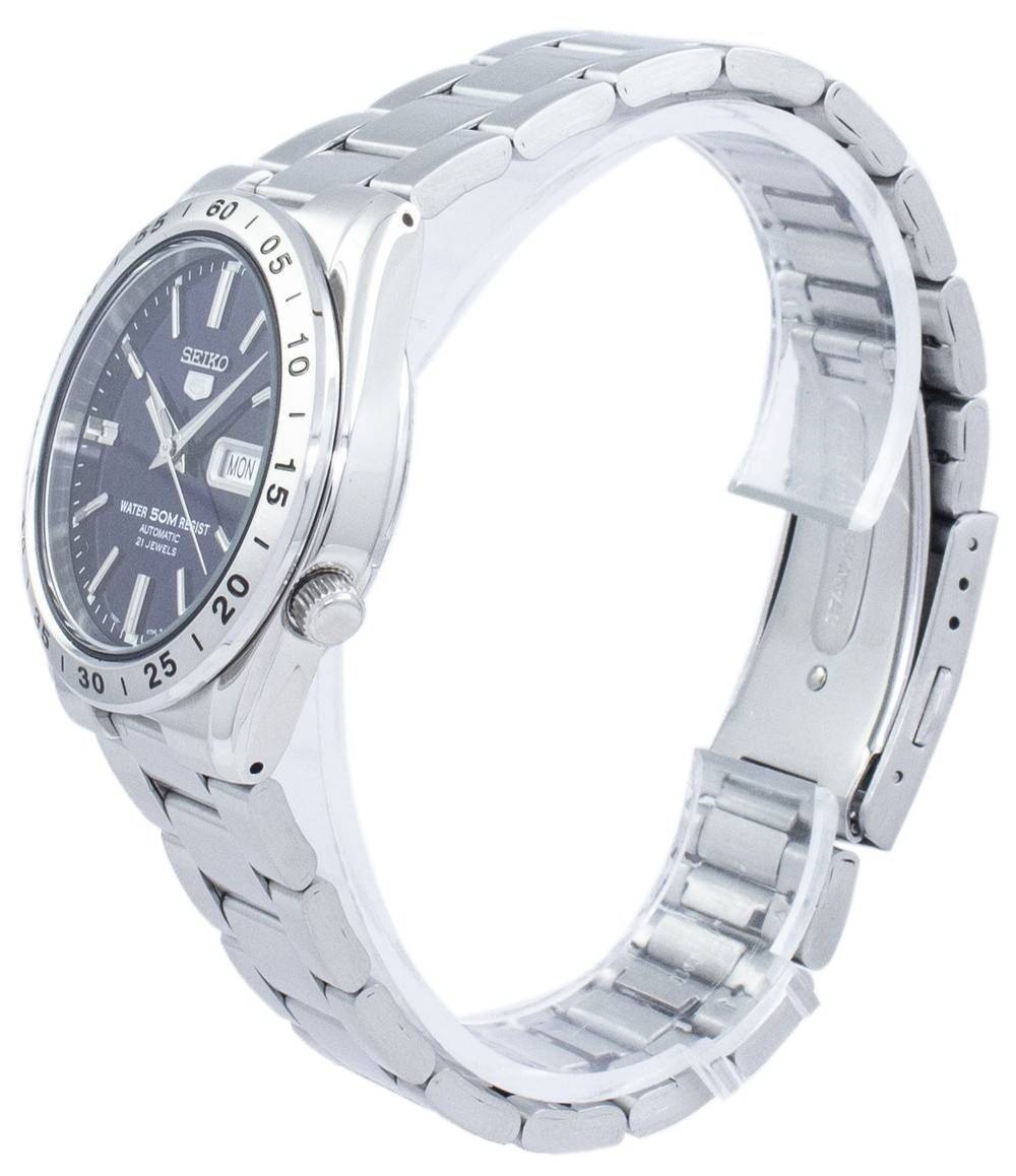 Seiko 5 Automatic SNKD99K1 Mens Watch Stainless Steel Blue Dial Day/Date 50M