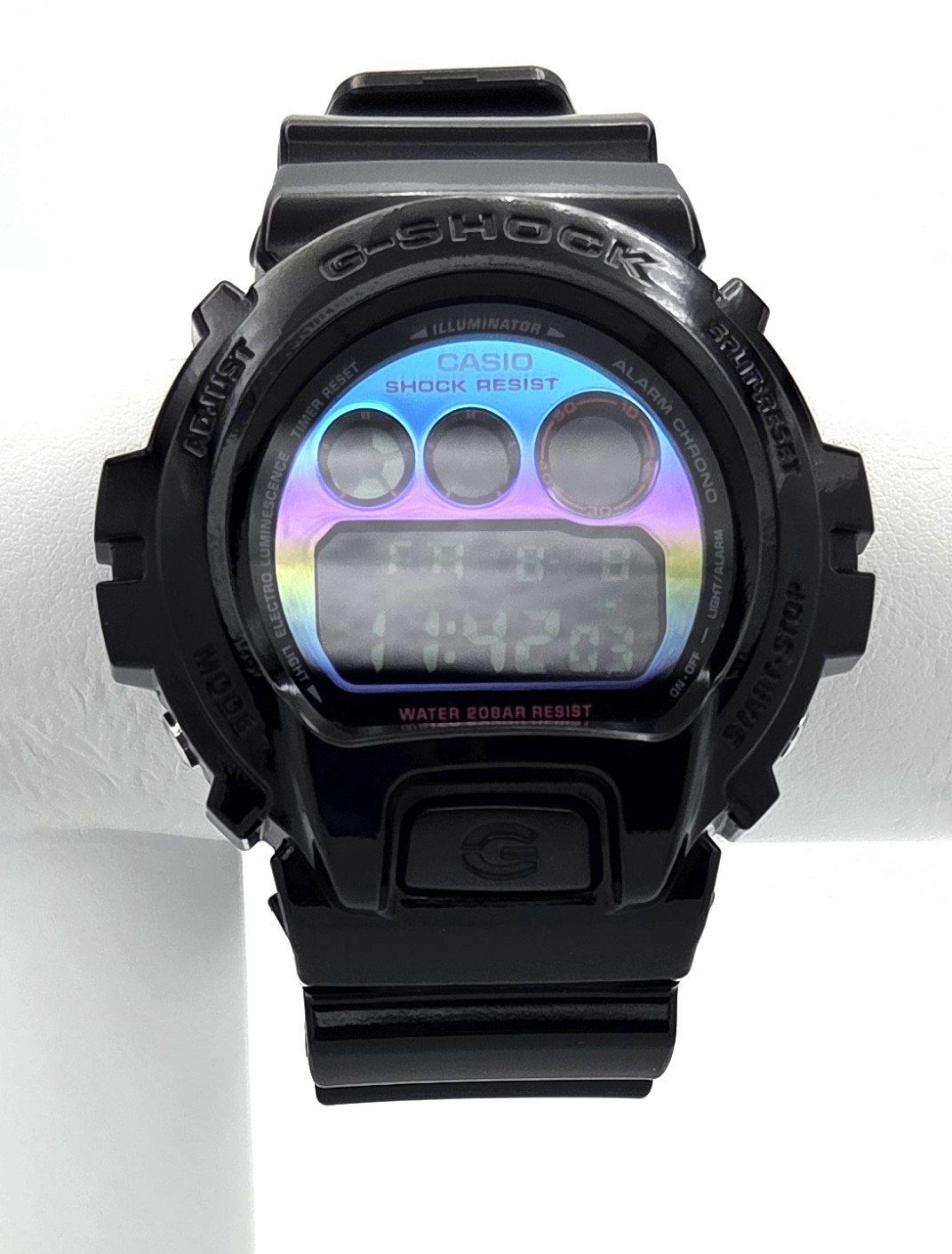 G-Shock Virtual Rainbow Digital Watch Display Model DW6900RGB-1