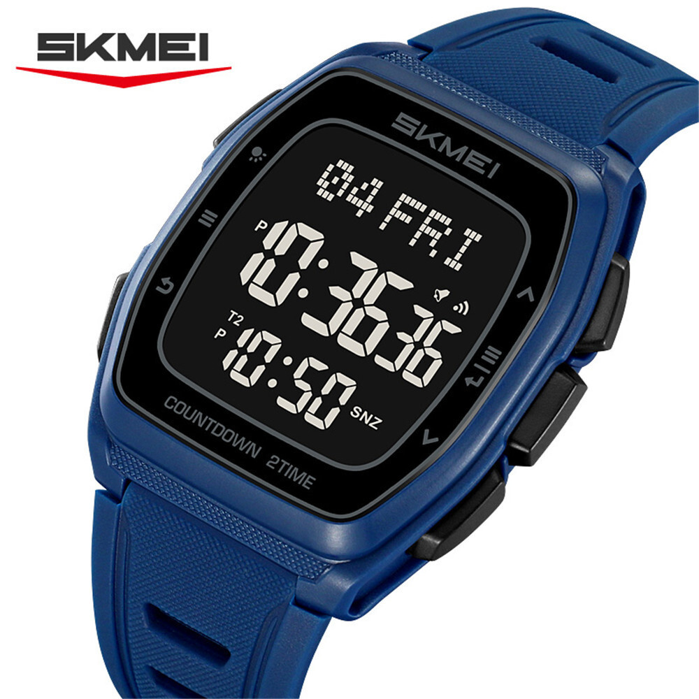 SKMEI Men Watch Countdown Stopwatch Fashion Boys Digital Wristwatch Sport Watch