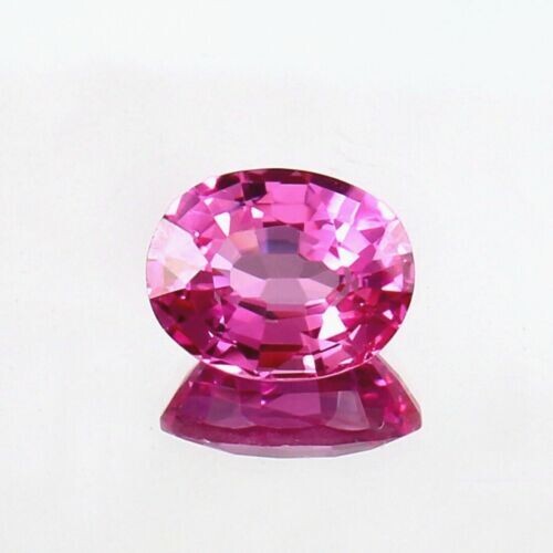 AAA 10×8 MM Natural Flawless Ceylon Pink Sapphire Loose Oval Gemstone Cut