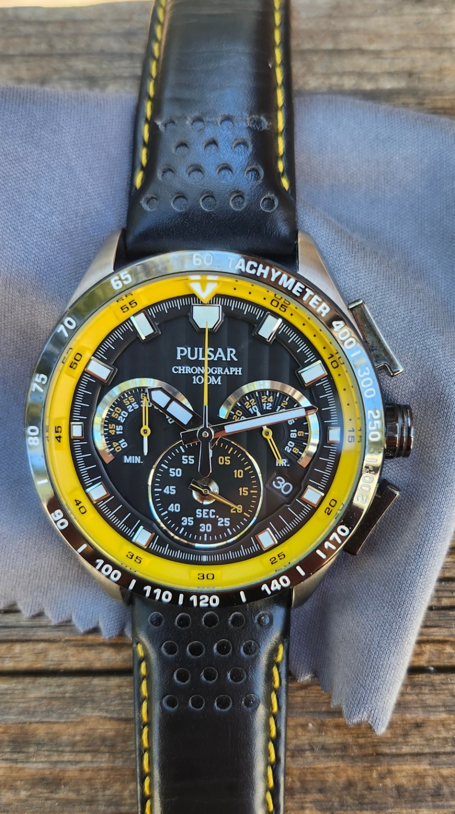 Pulsar (Seiko) VK63-X001 World Rally Championship Inspired Chronograph Excellent