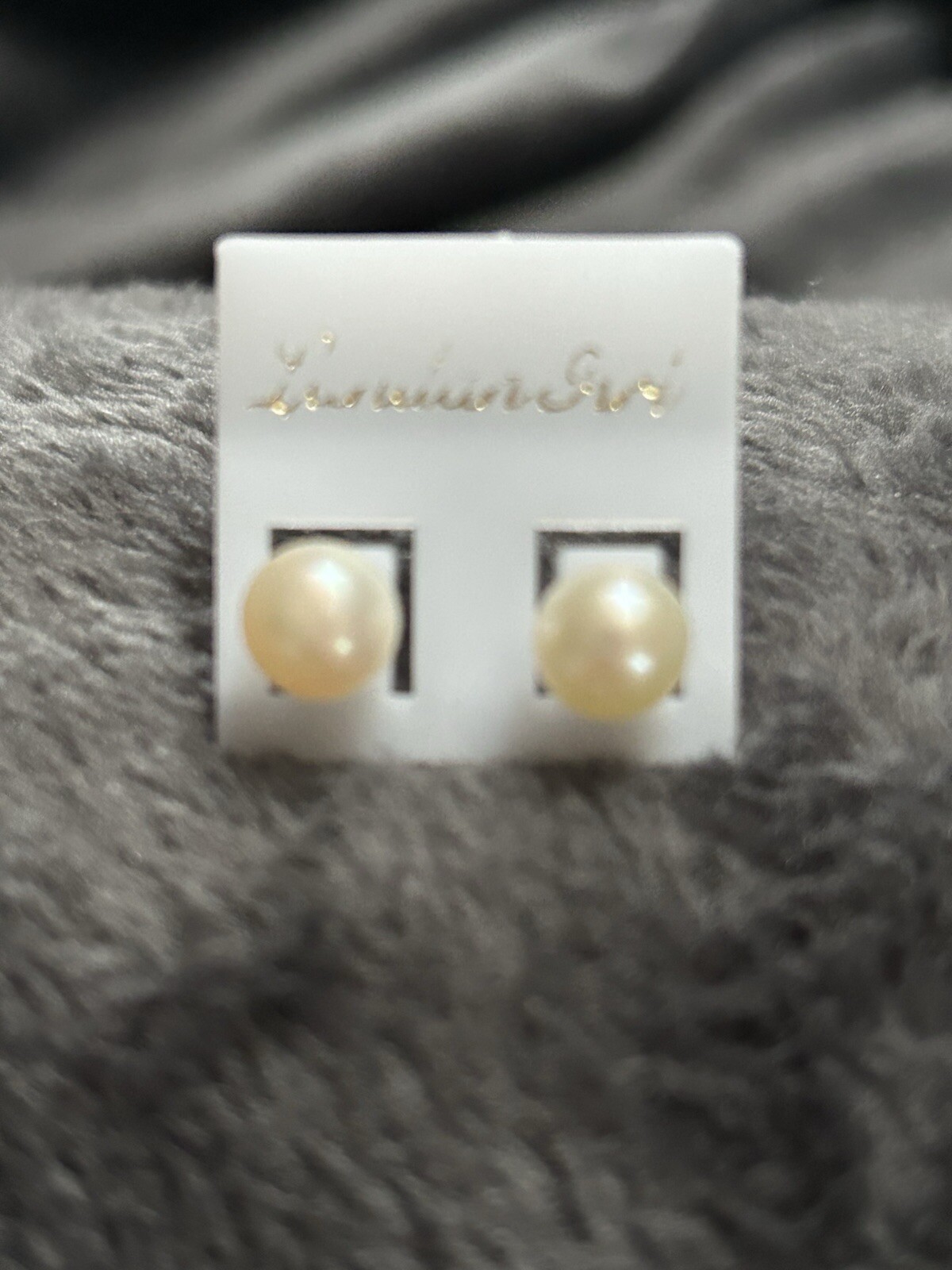 London Girl Genuine Pearls Gift For Kids &Adults For Pierced Ears Bendable Posts
