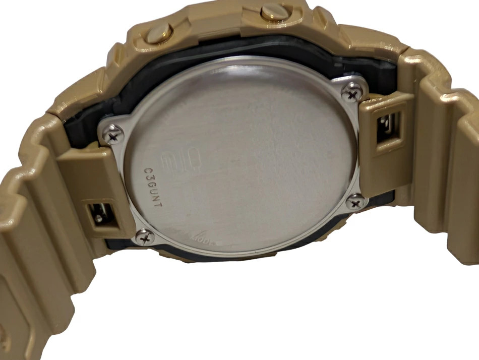 CASIO G-SHOCK DWE-5600HG-1 HIP HOP GOLD Chain Pattern Set Skeleton Black Watch