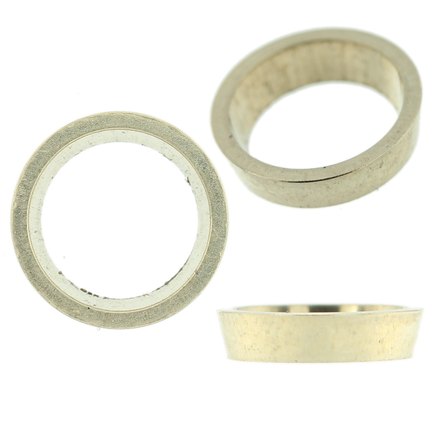 14K White Gold Round Tapered Bezel Head Setting Mounting 0.01ct – 2.00ct USA