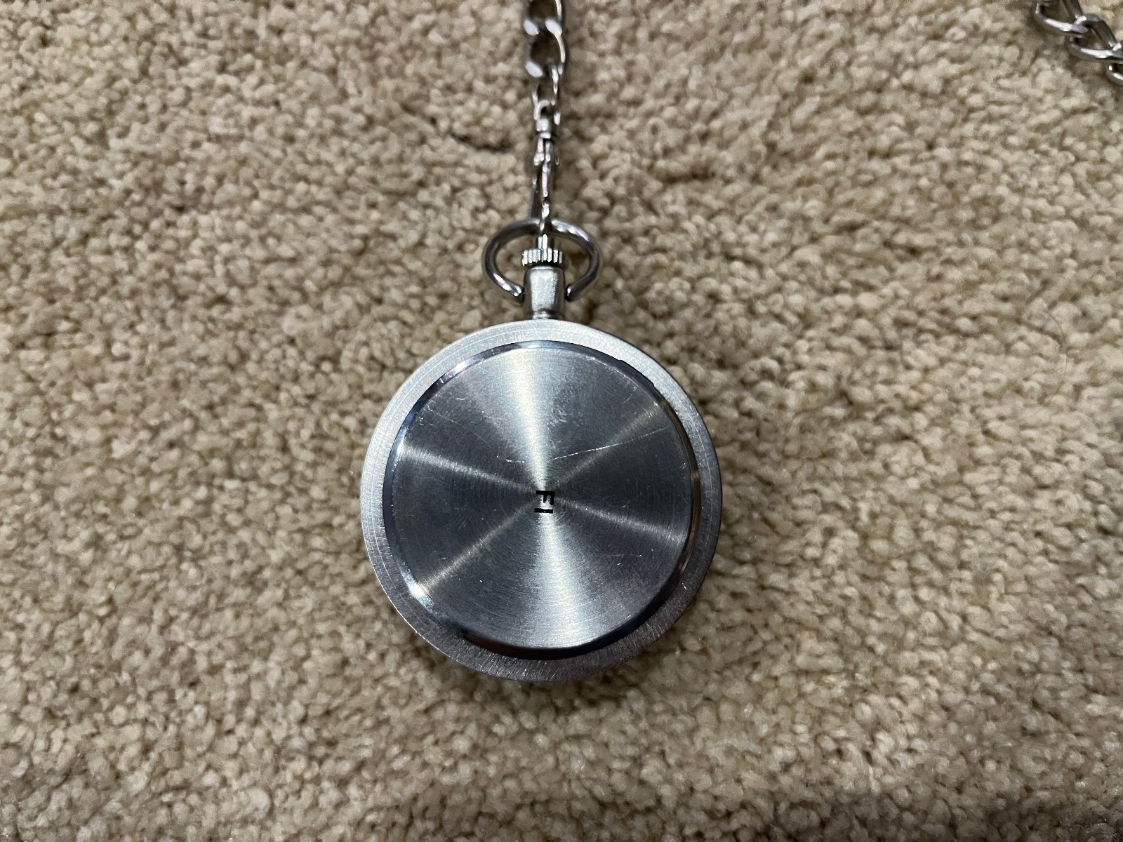 Cedar Creek Railroad Train Pocket Watch Quartz Japan Movement NEEDS BATTERY