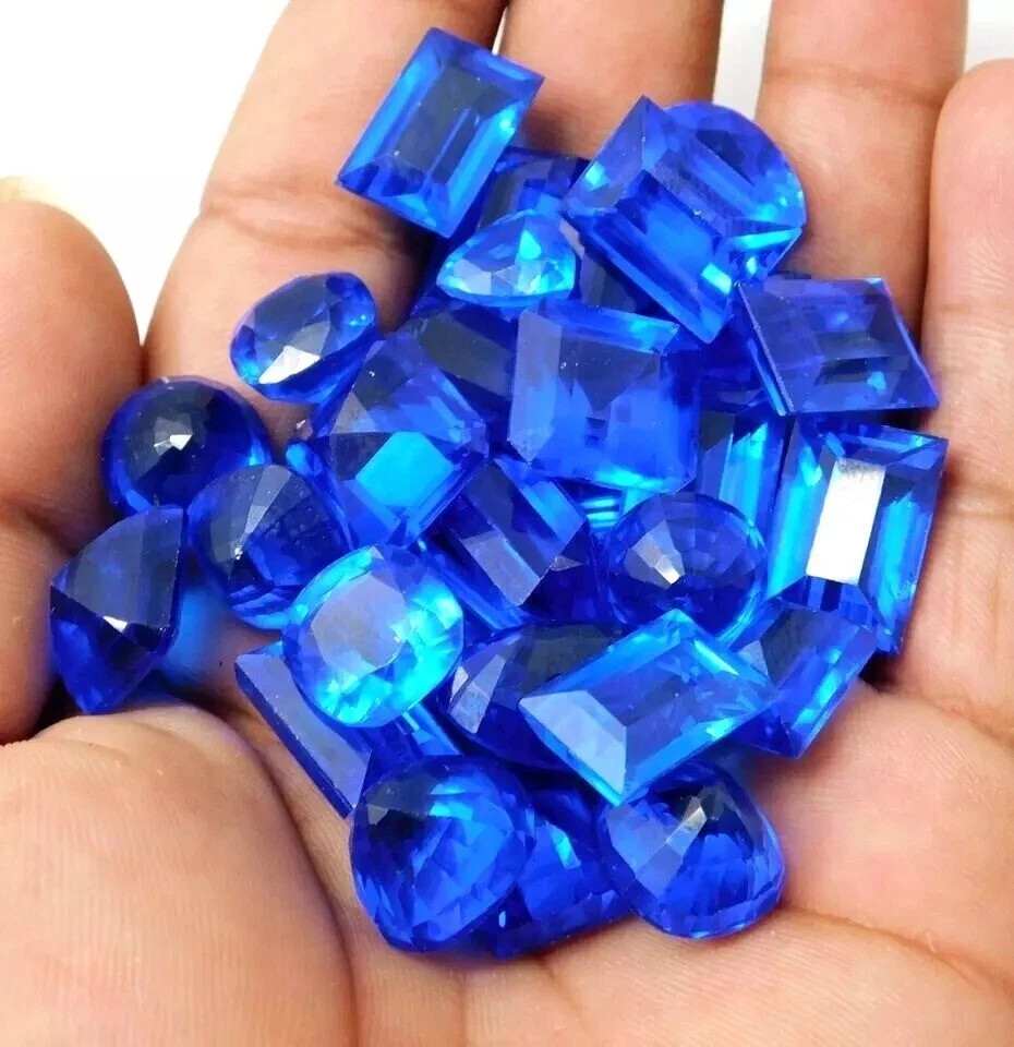 20 Pcs Certified Natural Flawless Tanzania 100 Ct Mix Cut Loose Gemstone