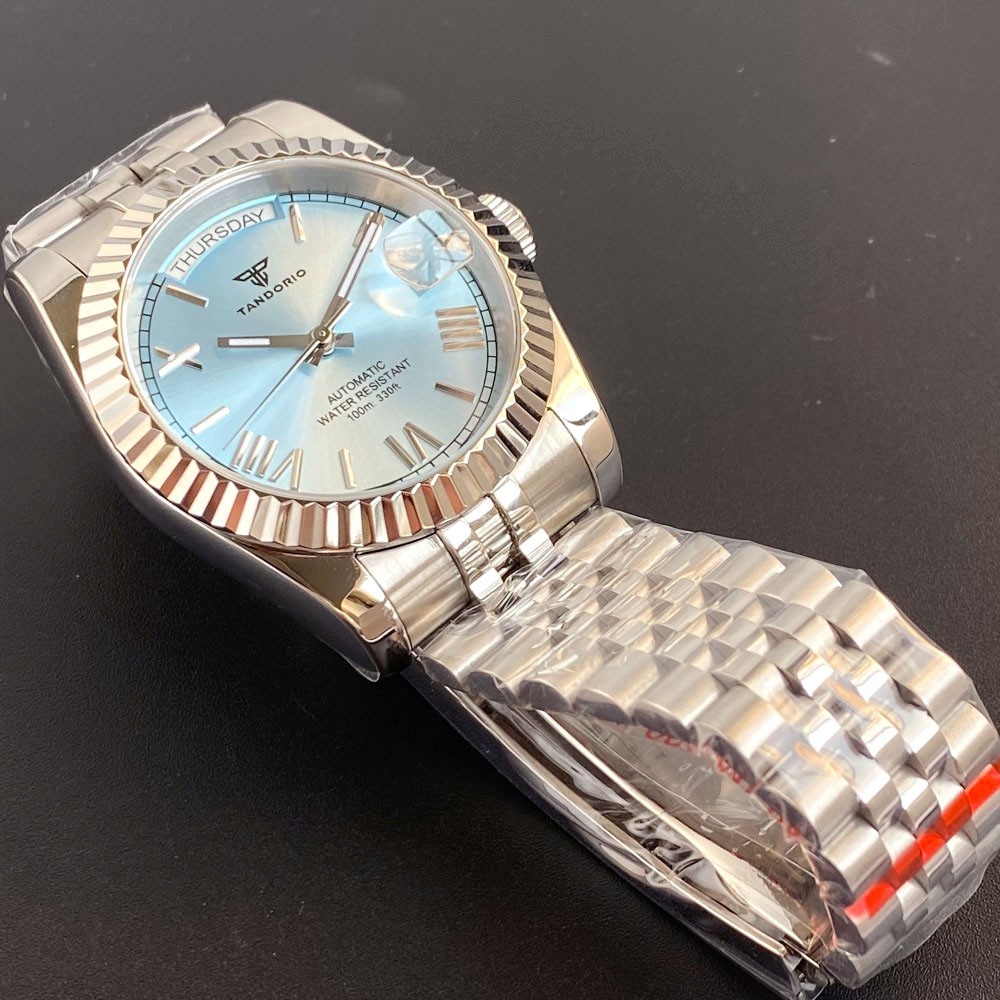 Tandorio 36mm/39mm Sapphire Glass Sunburst Dial 20ATM Japan NH36 Auto Men Watch