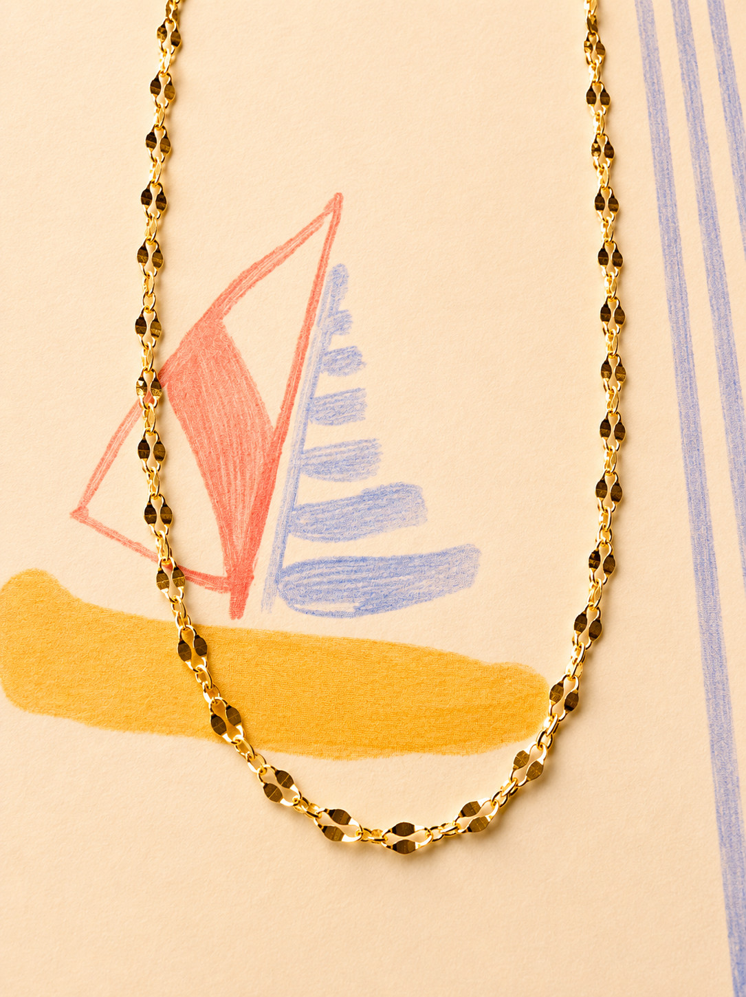 Real 14K Yellow Gold Sequin Chain Anklet 1.8mm 9.5in Mirror Link Ankle Bracelet