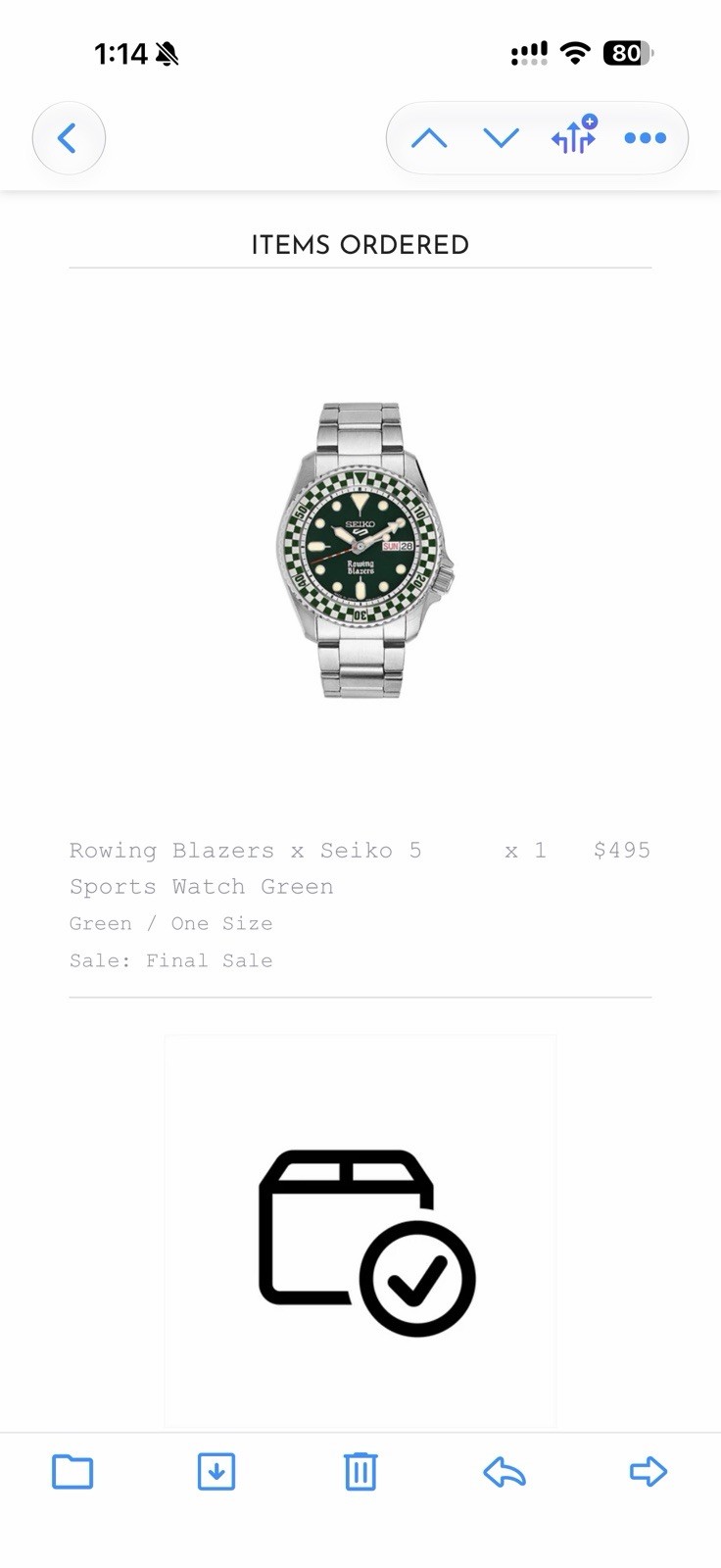 Seiko 5 X Rowing Blazers X Wind Vintage – Green 38mm