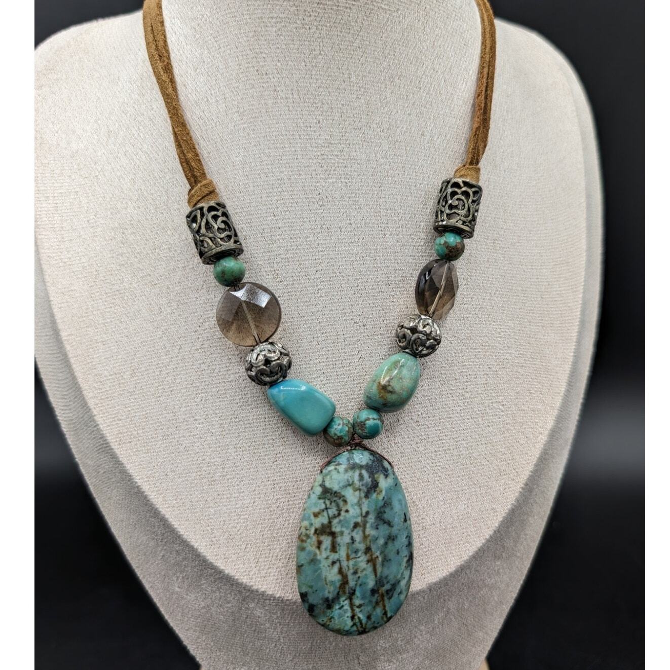 Necklace Earrings Set Dey Gem Jewelry Quarts Jasper Sterling Silver Box