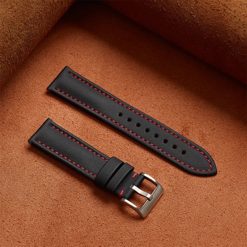 Nylon Canvas Watch Strap 18 19 20mm 21 22mm 23mm 24mm Sailcloth Waterproof Band