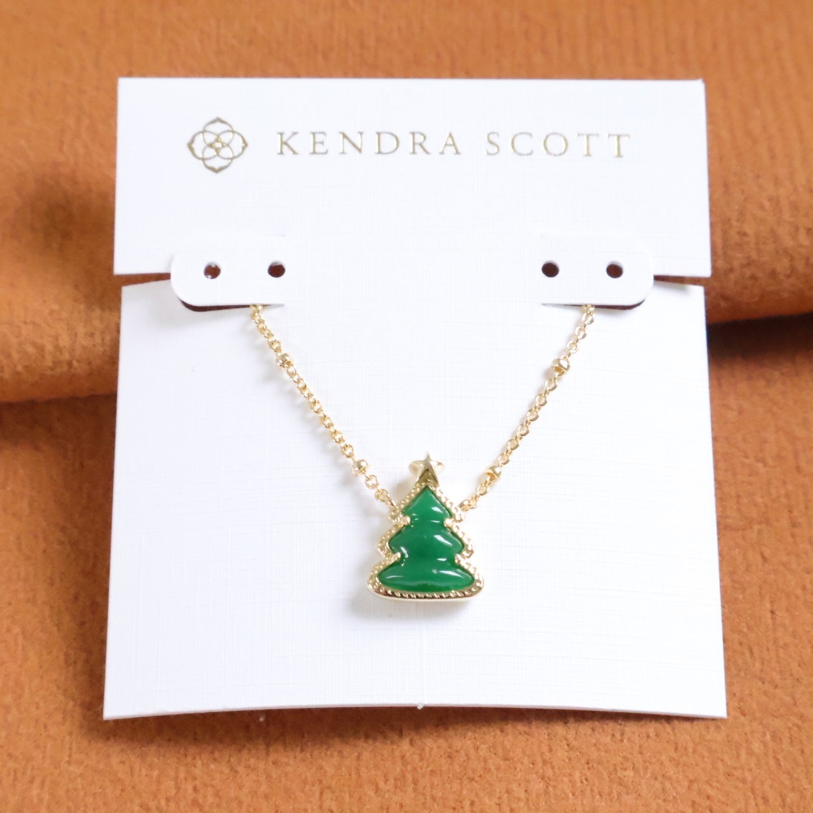 SALE | Kendra Scott | Holiday Tree – Gold Short Pendant Necklace