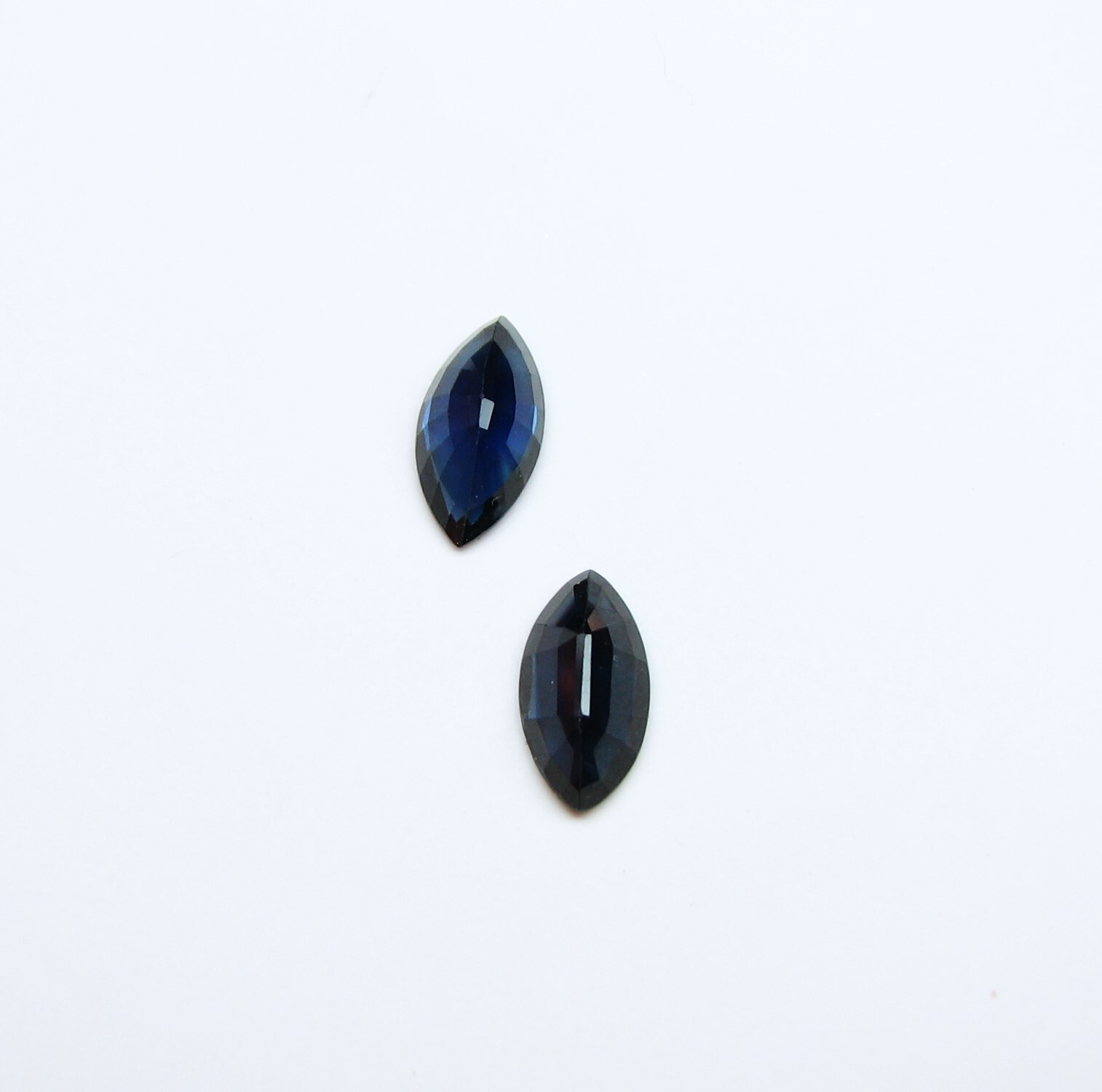 Natural Marquise Australian Blue Sapphires 5.17 CtsTol, 12×6.2 MM/ 12.2×6.2 MM