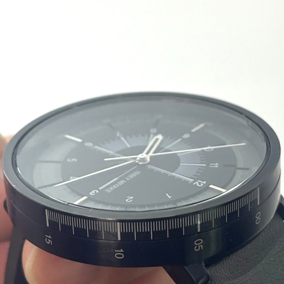 SEIKO ISSEY MIYAKE 1/6 Nao Tamura Watch leather Band Japan AUTOMATIC w/Box #570A