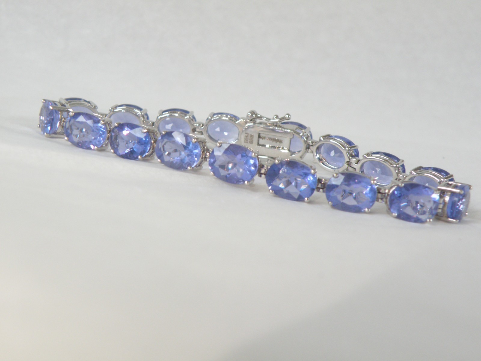 Sterling Silver 925 Treated Color Change Fluorite Tennis Bracelet Fits 7.5