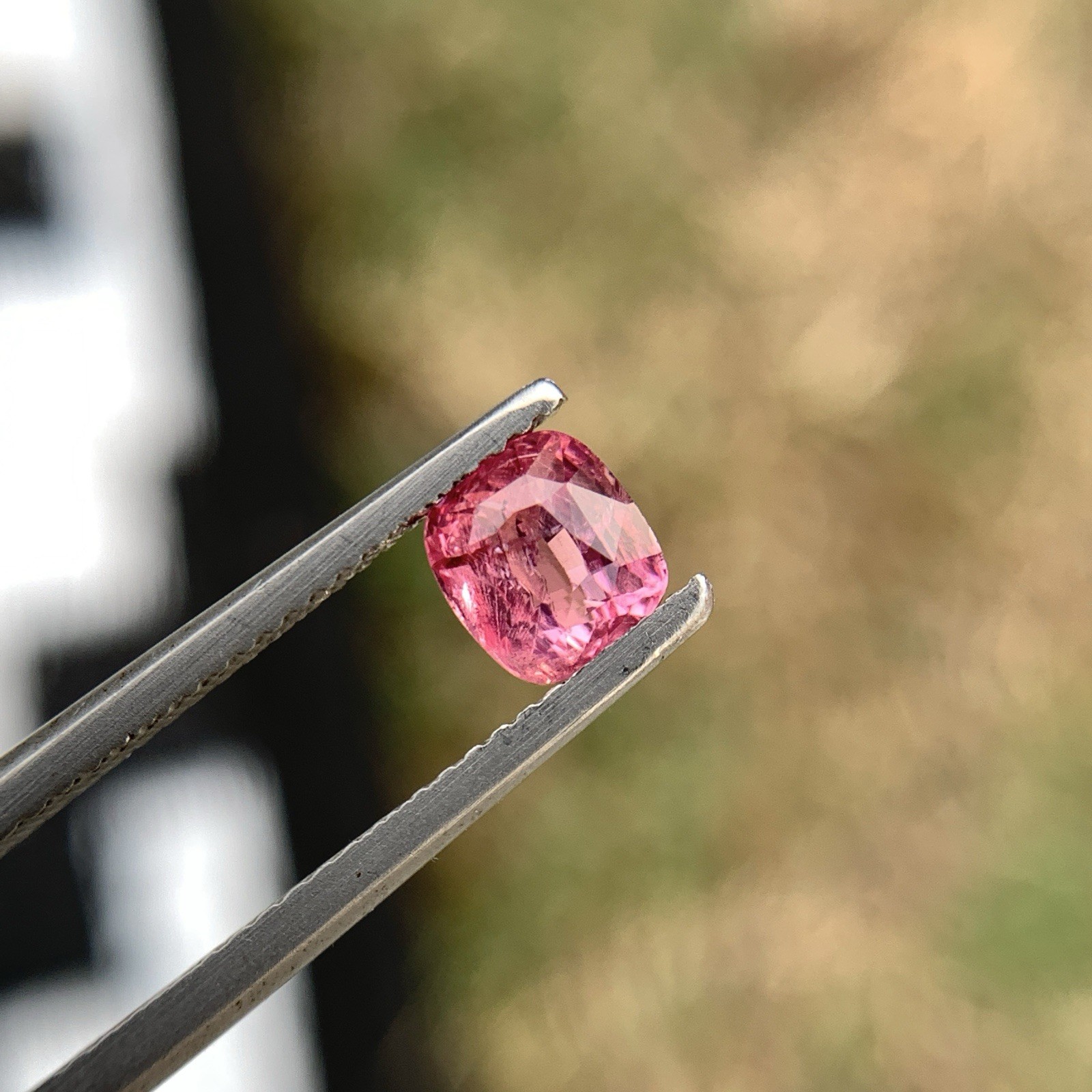 Natural Mahenge Pink Spinel 1.06ct Cushion Cut Tanzania Loose Gemstone