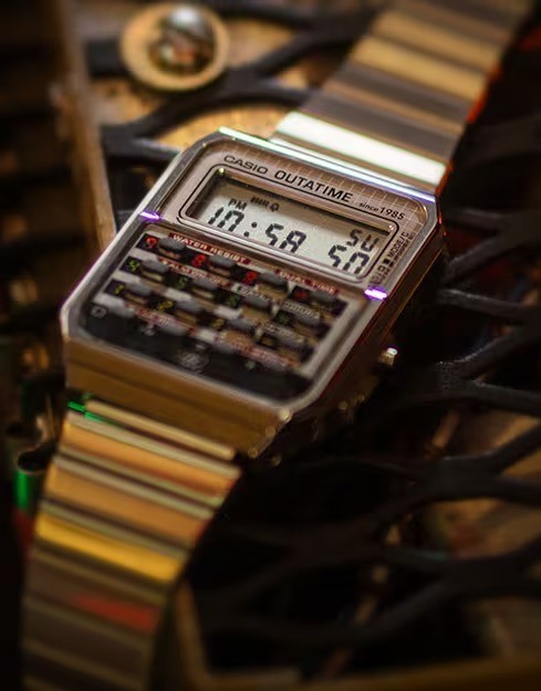 CASIO Back To The Future Collab Model Watch CA-500WEBF-1AJR CALCULATOR 2025 NEW