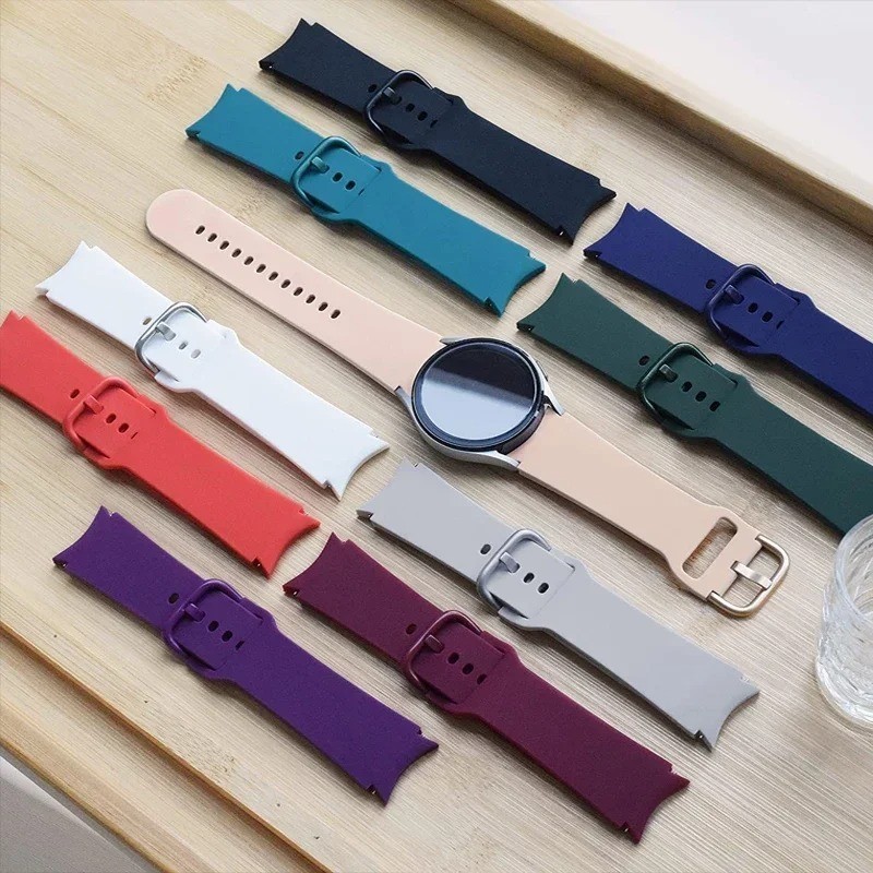 Silicone Strap For Samsung Galaxy Watch 7 6 5 4 20mm Band 40/44mm Watch6 Classic