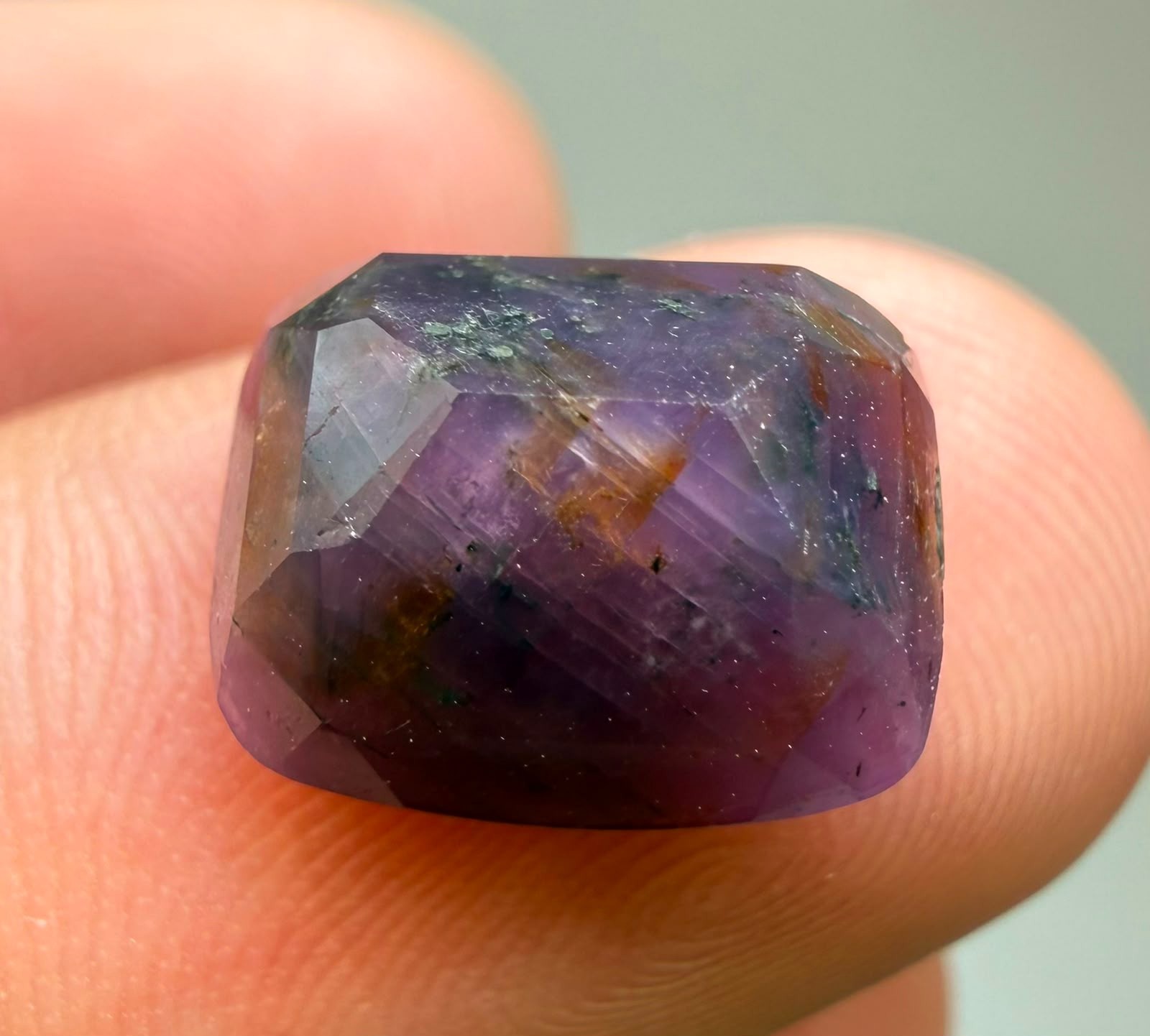 Natural 7.60 Ct Ruby Loose Gemstone Faceted