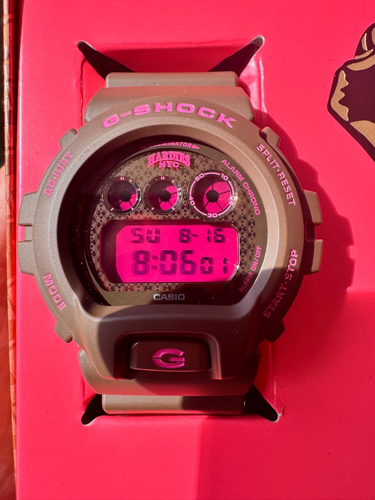 CASIO G SHOCK X HARDIES NYC COLLABORATION DW-6900HH-5 LIMITED EDITION BRAND NEW