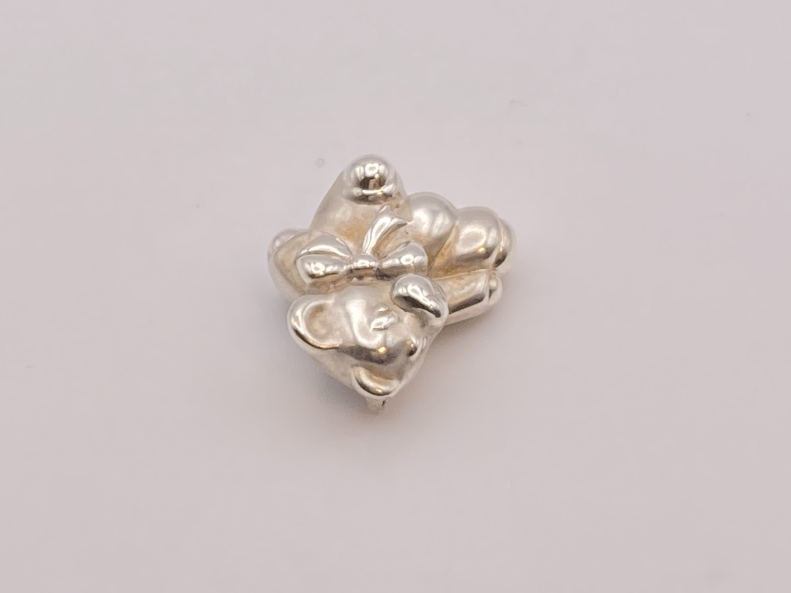 Tiffany & Co. Teddy Bear Necklace Silver 6.4g No Chain