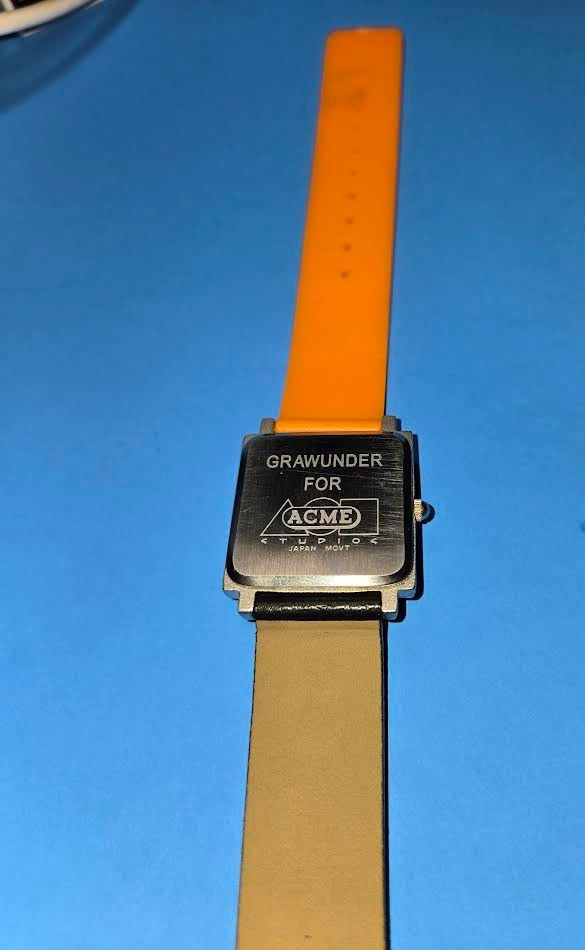 Archived ACME Studio “Nero El Flouro” Wrist Watch JOHANNA GRAWUNDER 2020