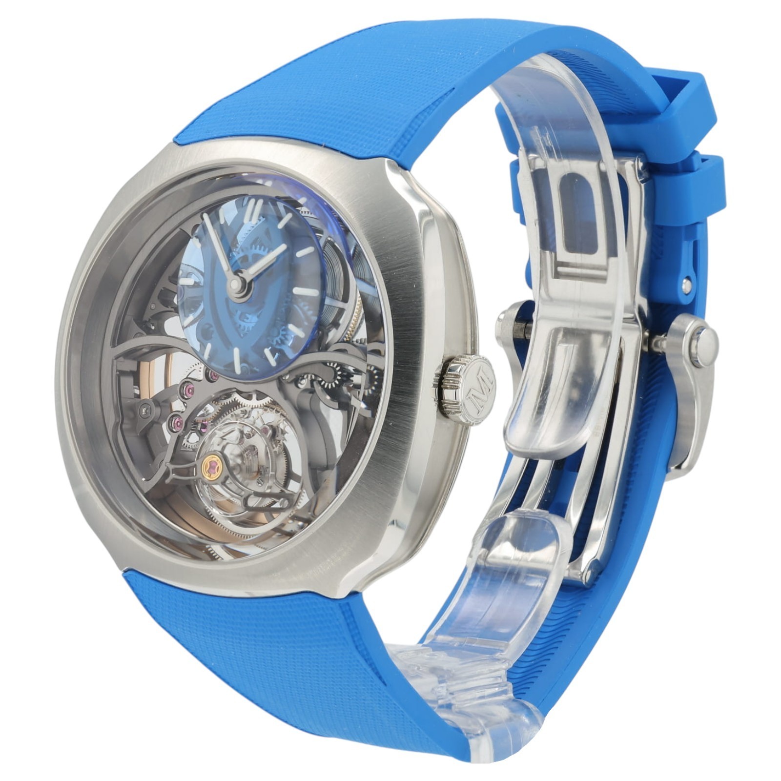H. Moser & CIE Streamliner Alpine Skeleton Dial Steel 42mm Automatic 6811-1200