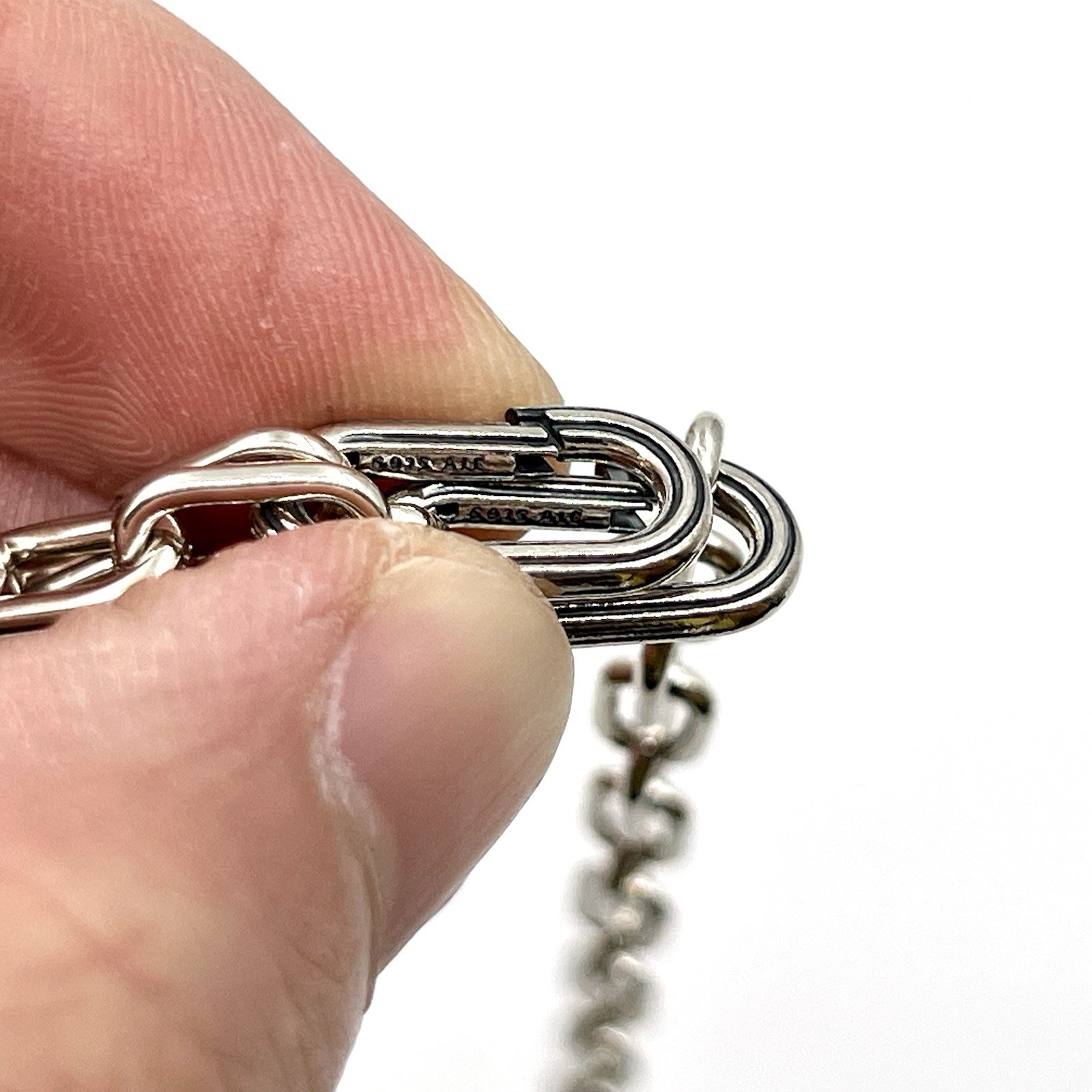 Authentic S925 ALE Pandora ME Small-Link Paperclip Chain 20″ Necklace 399685C00