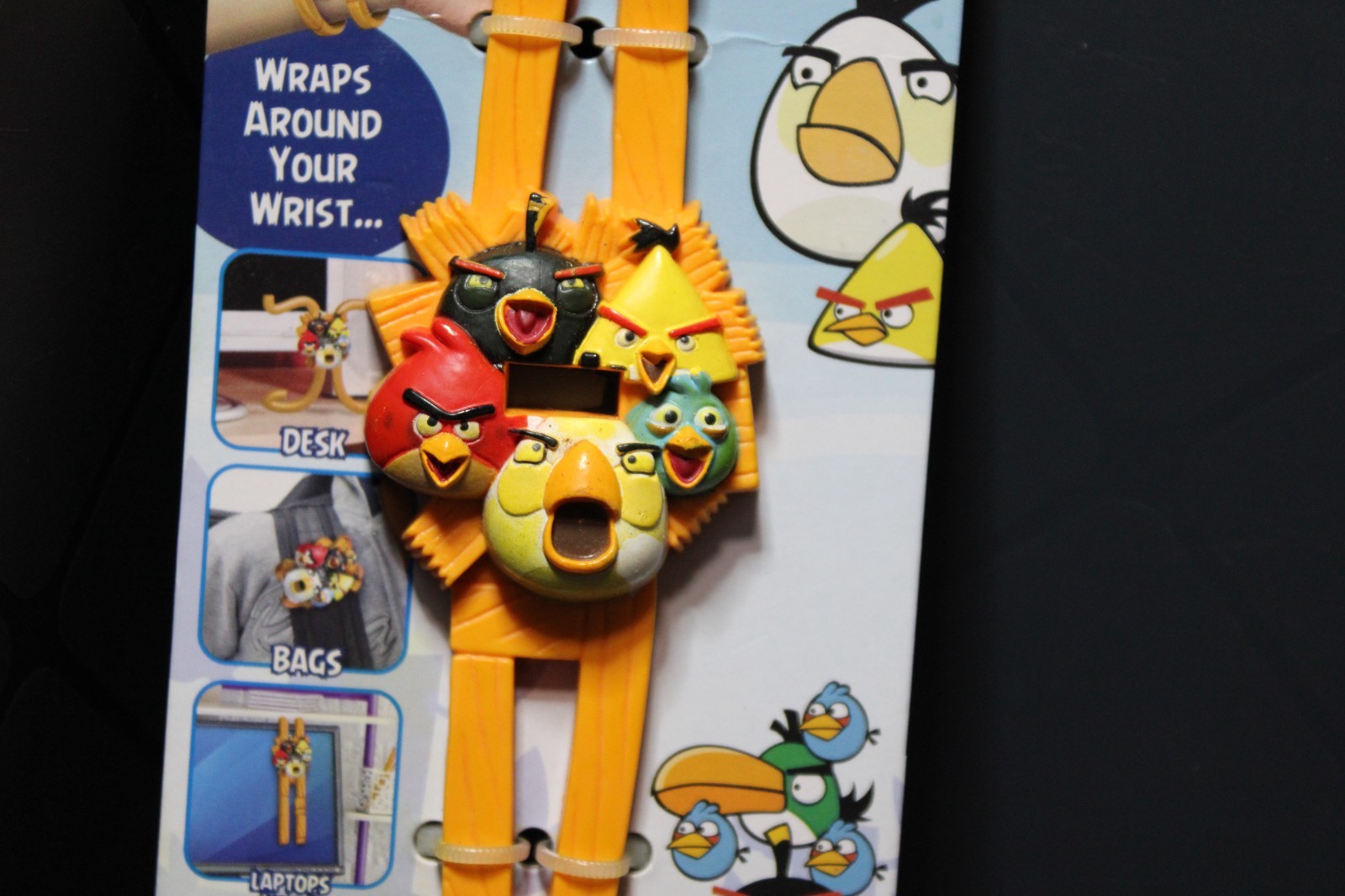 Angry Birds Bendable Wrist Wrap LCD Watch Sealed New NOS 2013 Dead Battery
