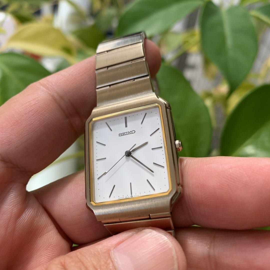 Seiko Session Hard Coated Titanium Case Rare 80s Rare Quartz Excellent condition