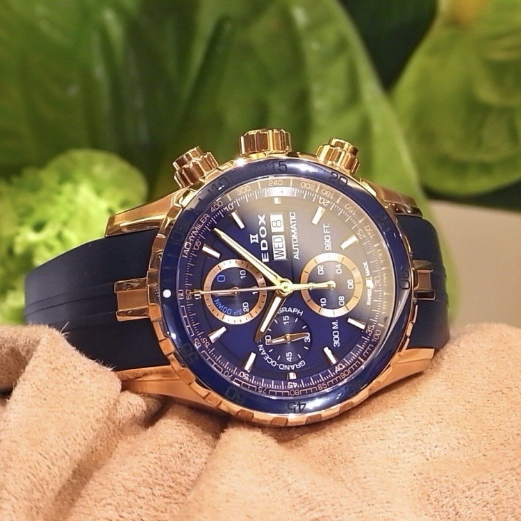 EDOX Grand Ocean 01123-37RBU5-BUIR5, Pre-owned