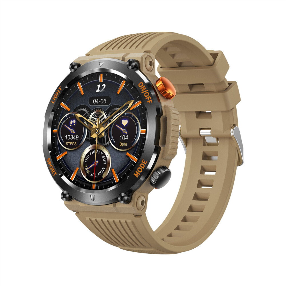 Smart Watch With LED Flashlight Heart Rate Sleep Monitor Fitness Tracker