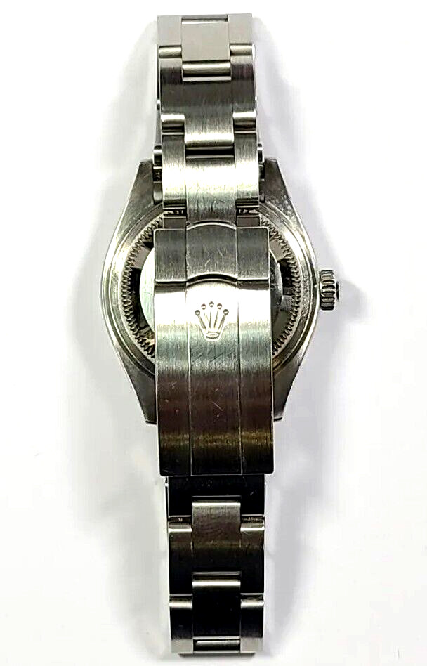 Rolex Oyster Perpetual Stainless Steel Blue Dial 28mm Ladies Watch 276200