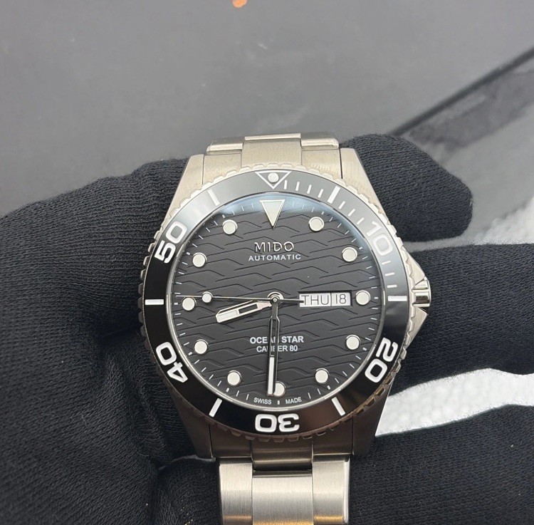 Mido Ocean Star 200C Titanium Black Dial Men’s Watch M042.430.44.051.00