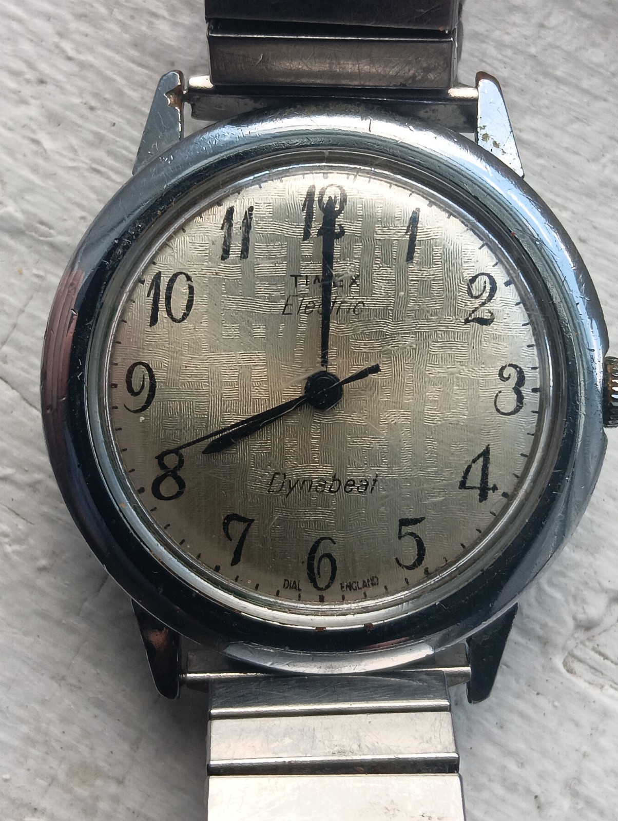 Vintage Timex Electric Dynabeat Watch Needs Battery