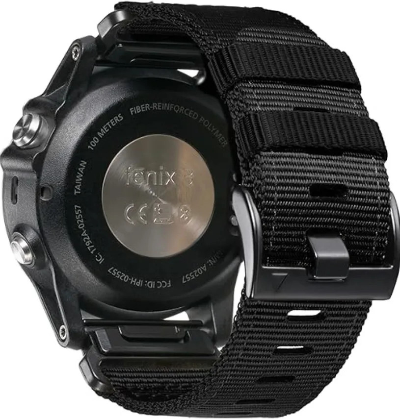 QuickFit 22mm 26mm Nylon Strap For Garmin Fenix 7 7X 6X Pro/Epix Pro Gen 2 51mm